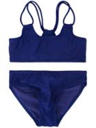 Duskii Girl - Navy Blue Bikini - Kids - Polyester/spandex/elastane - 8 Yrs