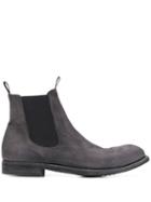 Officine Creative Elasticated Side Ankle Boots - Grey