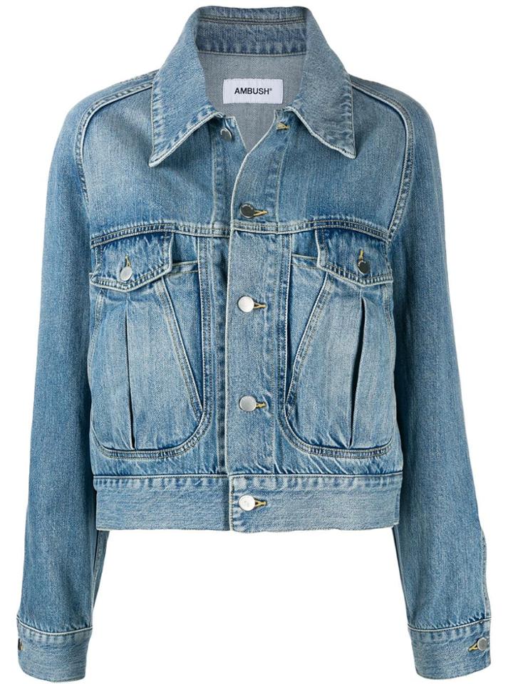 Ambush Cropped Jacket - Blue