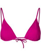 Eres Triangle Shaped Bikini Top - Pink & Purple