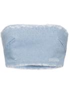 Off-white Denim Bra Top - Blue