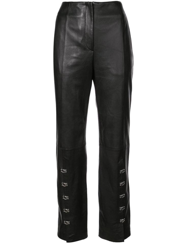 Jonathan Simkhai Leather E-cig Pant - Black