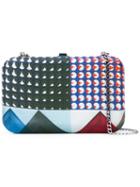Faliero Sarti - Love U Clutch Bag - Women - Silk/metal (grey) - One Size, Silk/metal