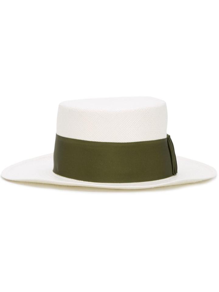 Sensi Studio Panama Hat, Women's, Size: M, White, Straw