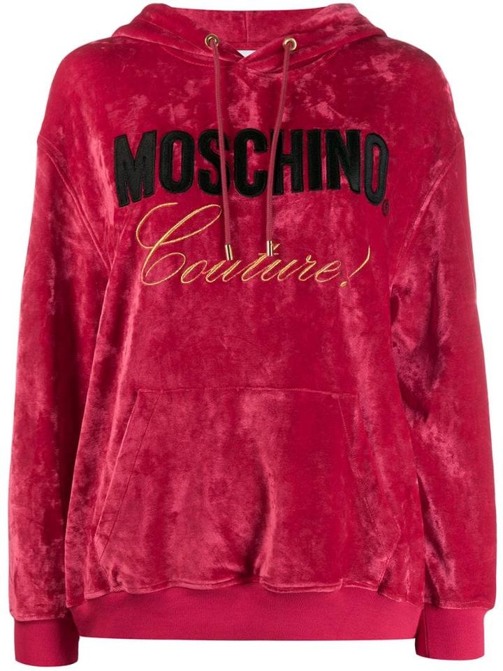 Moschino Couture! Logo Hoodie - Red