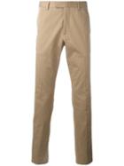 Gucci Stretch Gabardine Chino Trousers, Size: 46, Brown, Viscose/cotton/spandex/elastane