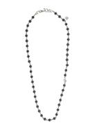 John Varvatos Skull Bead Necklace - Black