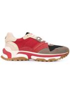 Coach Color Block Sneakers - Red