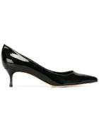 Sergio Rossi Classic Shinny Pumps - Black