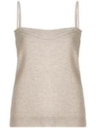 Christopher Esber Knitted Camisole Top - Neutrals