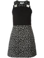 Carven Pinafore Dress, Women's, Size: 40, Black, Polyester/acetate/viscose