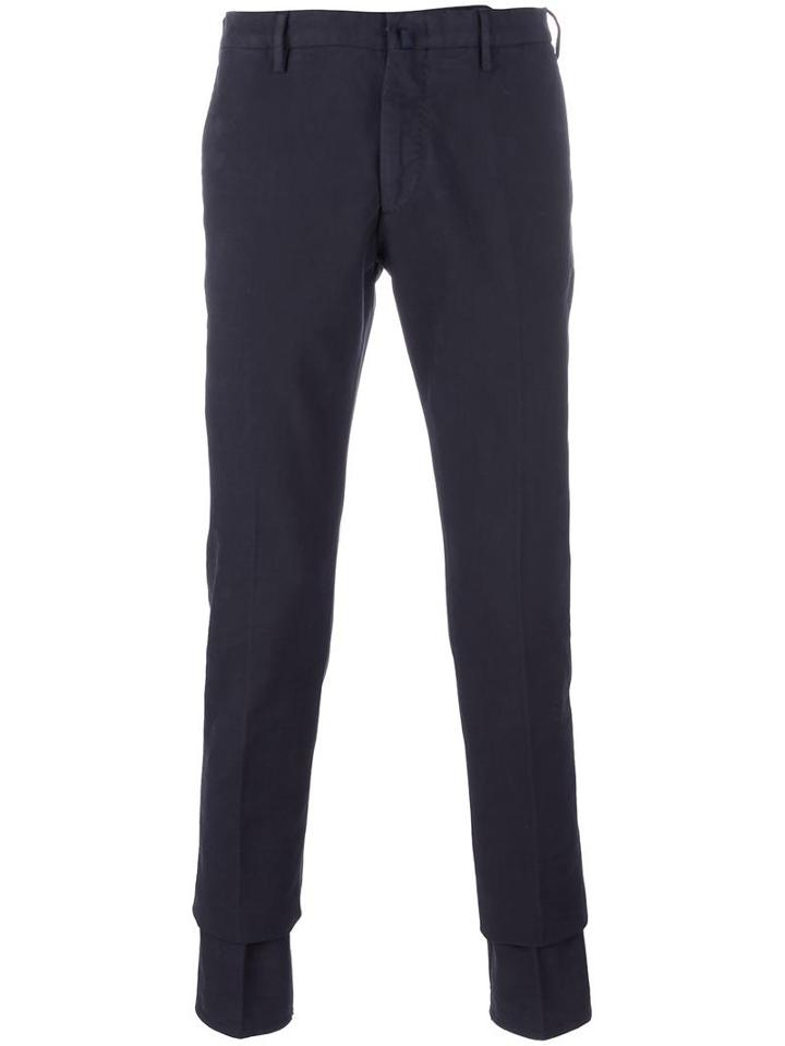 Incotex Skinny Trousers, Men's, Size: 46, Blue, Cotton/spandex/elastane