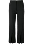 Solace London Inez Fitted Cropped Trousers - Black