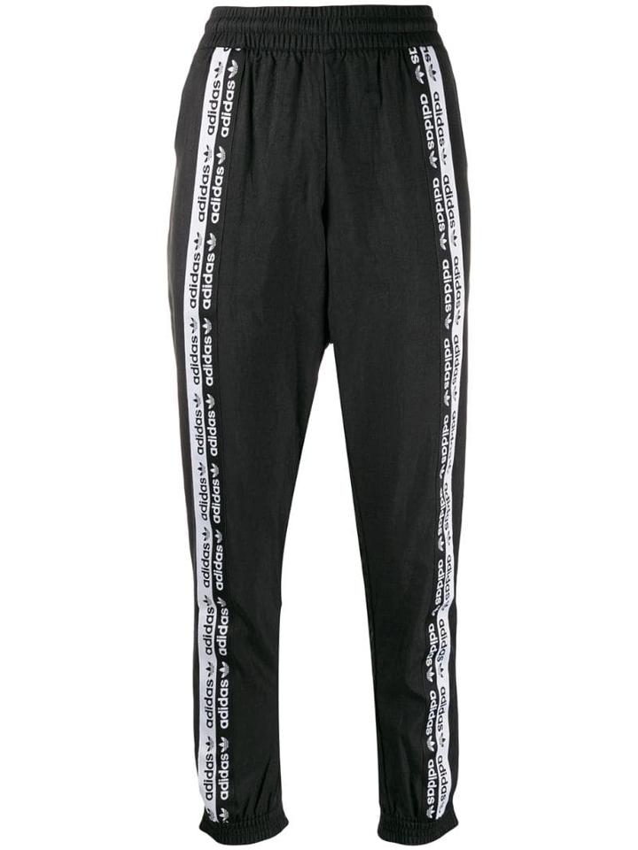 Adidas Logo Band Track Trousers - Black