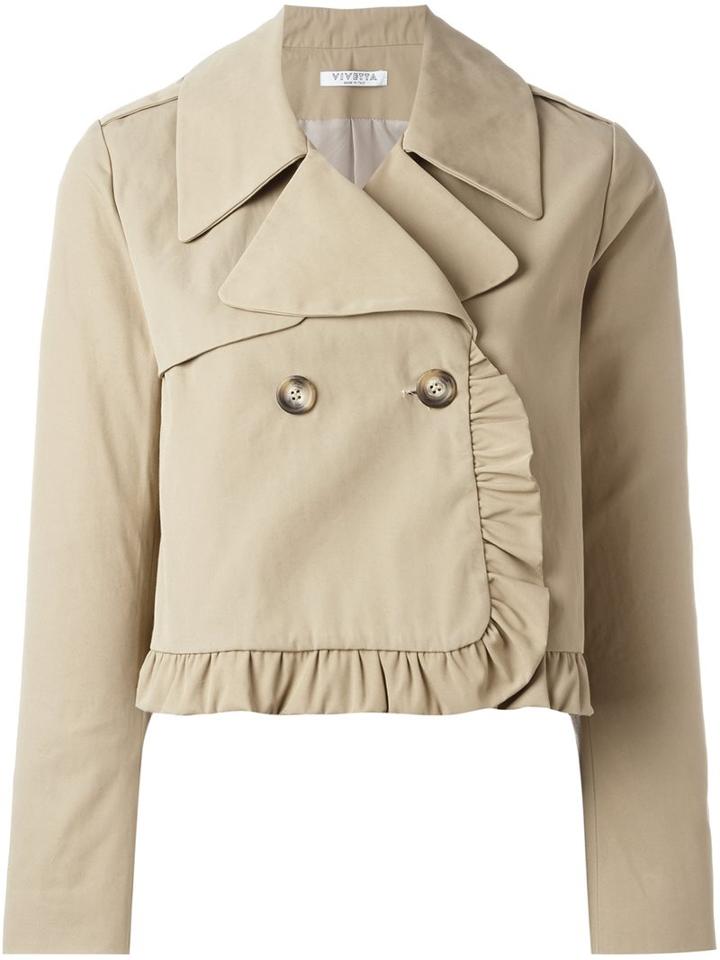 Vivetta Double-breasted Ruffled Jacket