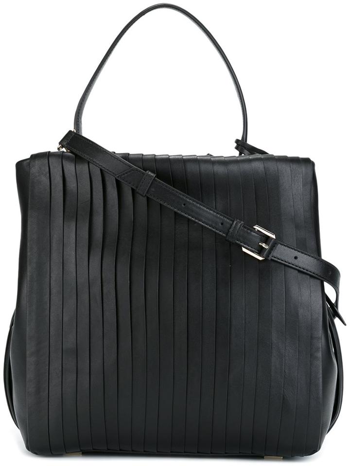 Dkny Pleated Tote, Women's, Black