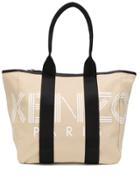 Kenzo Logo Shopper Tote - Neutrals