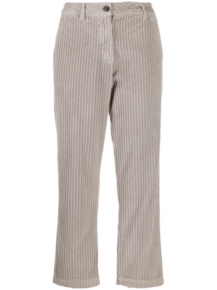 Woolrich Straight-leg Corduroy Trousers - Grey