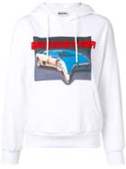 Each X Other Liquid Car Print Hoodied - White