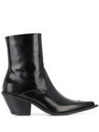 Misbhv Pointed-toe Ankle Boots - Black