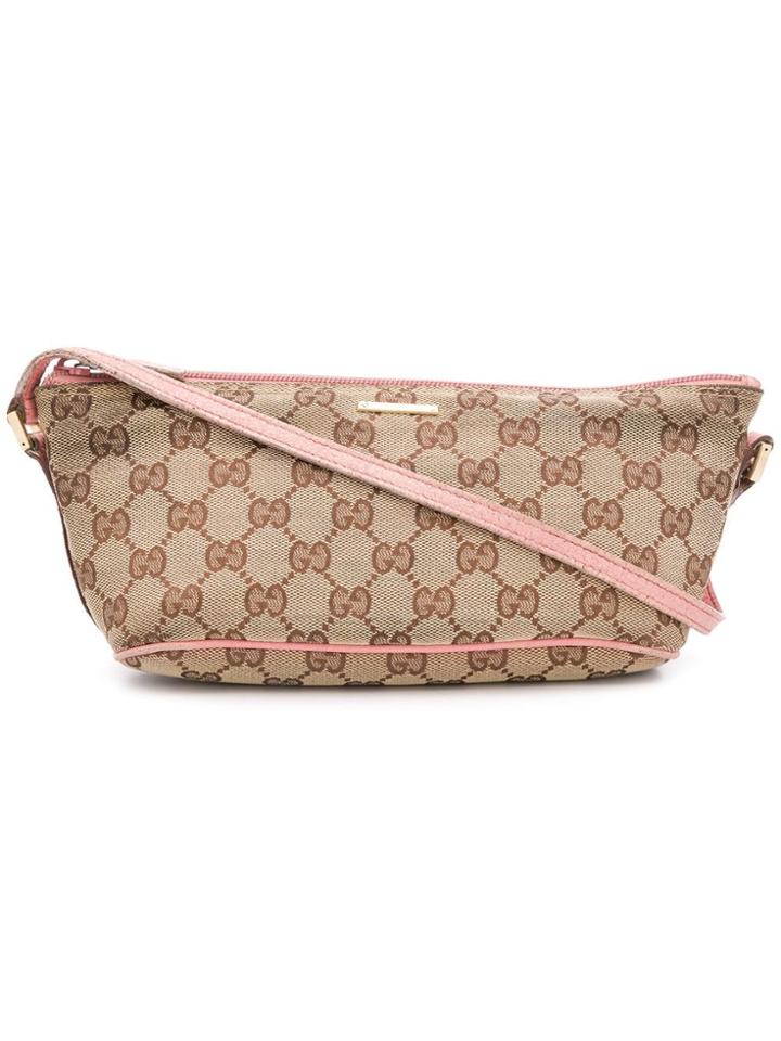 Gucci Vintage Monogram Shoulder Bag - Neutrals