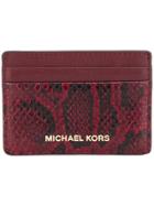 Michael Michael Kors Logo Cardholder Wallet - Red
