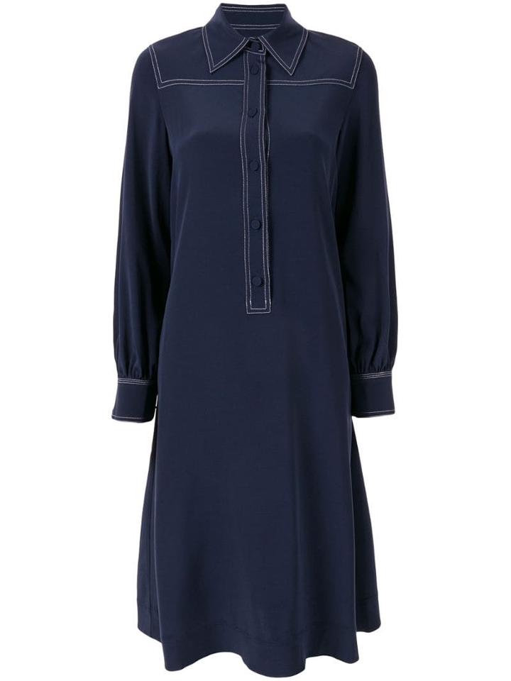 Co Midi Shirt Dress - Blue