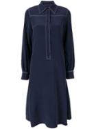Co Midi Shirt Dress - Blue