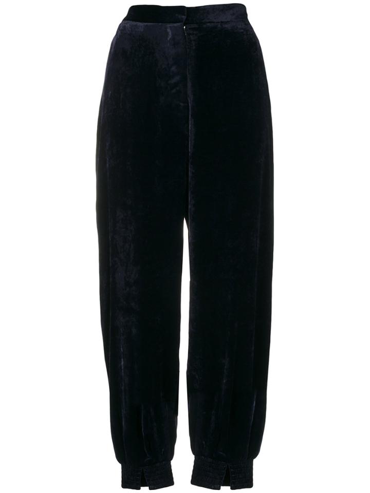 Stella Mccartney Elastic Cuff Trousers - Blue