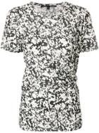 Proenza Schouler Ruched Floral T-shirt - White