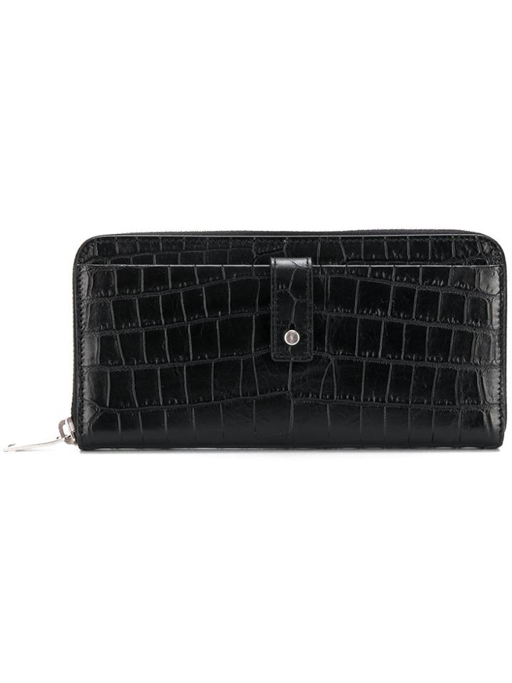 Saint Laurent Moc Crock Purse - Black