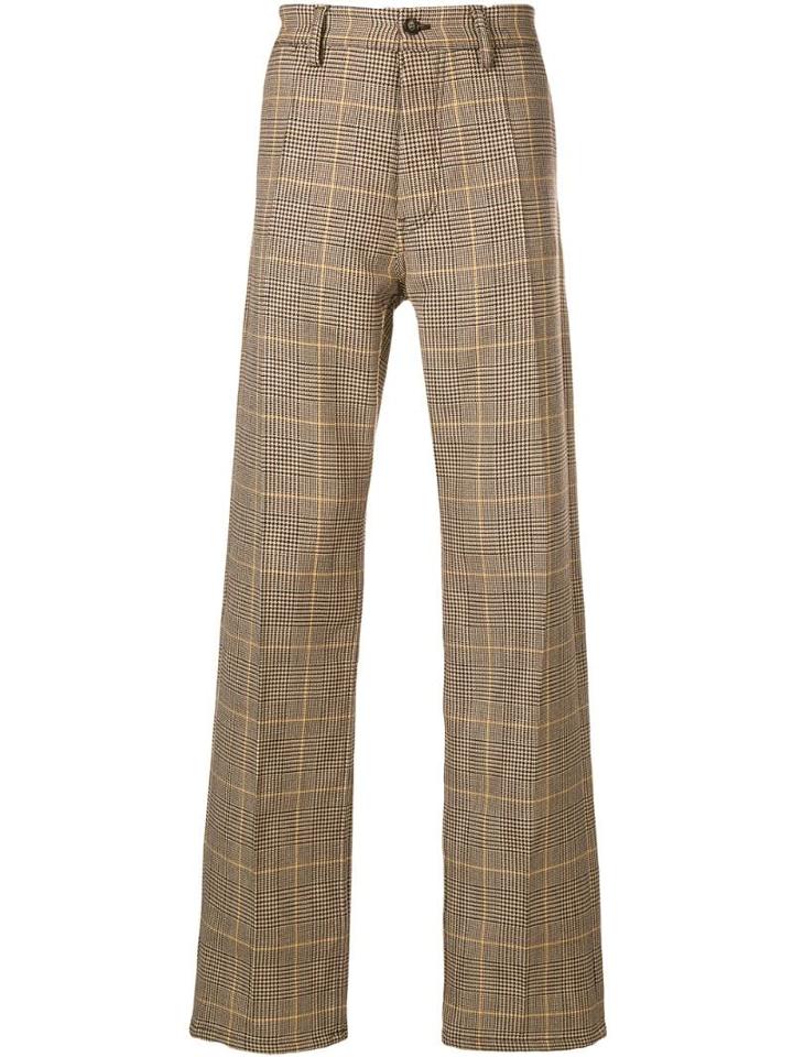 Marni Check Trousers - Neutrals
