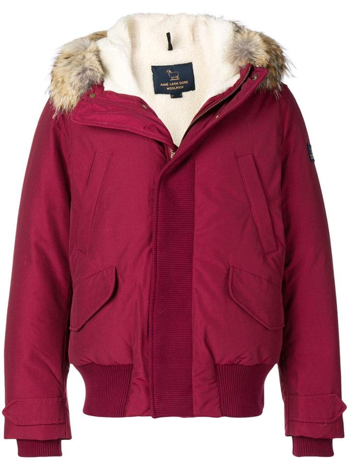 Woolrich Hooded Jacket - Red