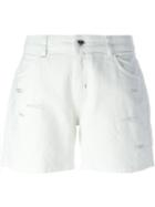 Twin-set Jeans Embellished Denim Shorts