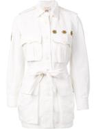 Figue 'safari' Jacket, Women's, Size: Medium, White, Cotton