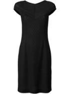 Missoni Chevron Knit Dress, Women's, Size: 42, Black, Rayon/cotton/polyester