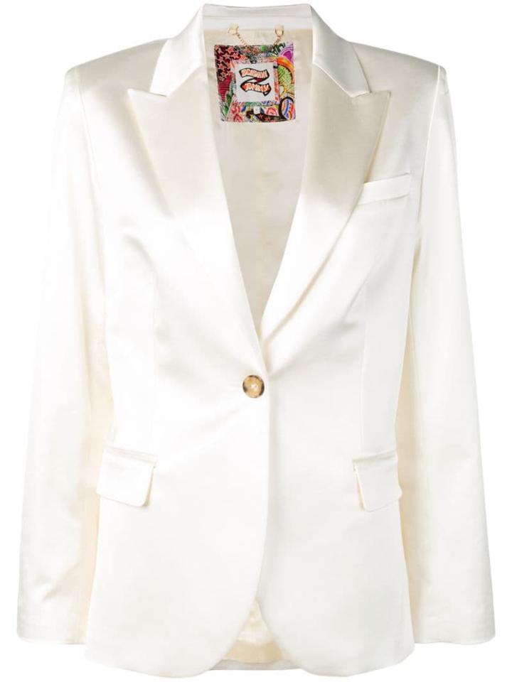 Tommy Hilfiger X Zendaya Satin Blazer - White
