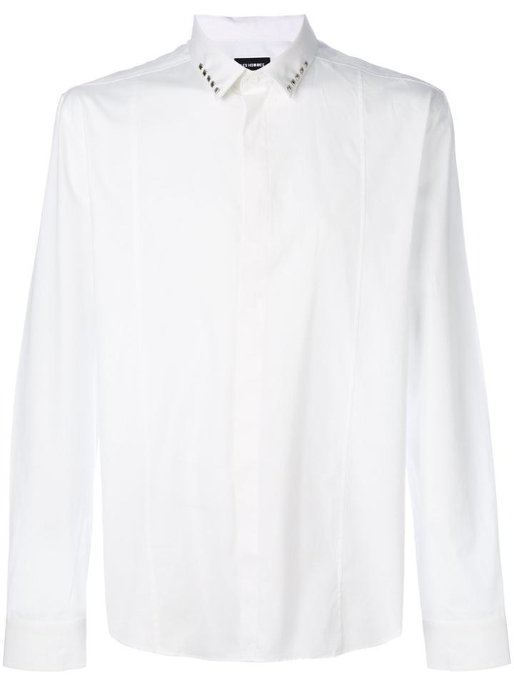 Les Hommes Classic Fitted Shirt - White