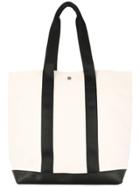 Cabas Large Tote Bag - White