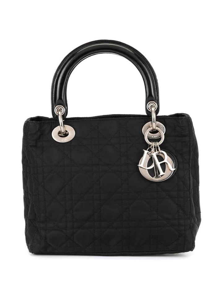 Christian Dior Pre-owned Nylon 2 Way Lady Dior - Black