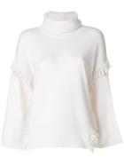 Blugirl Roll Neck Jumper - White