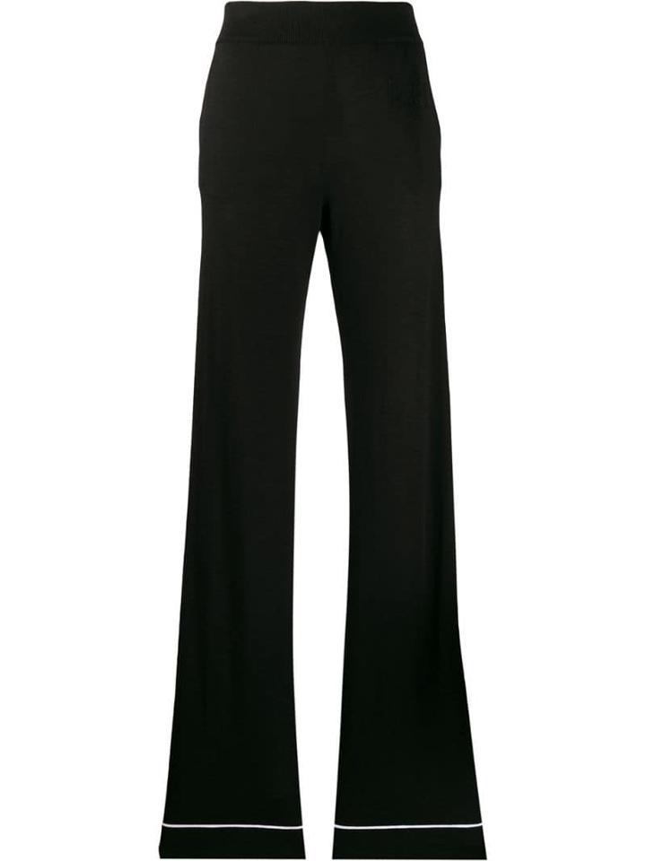 Barrie High-waisted Trousers - Black