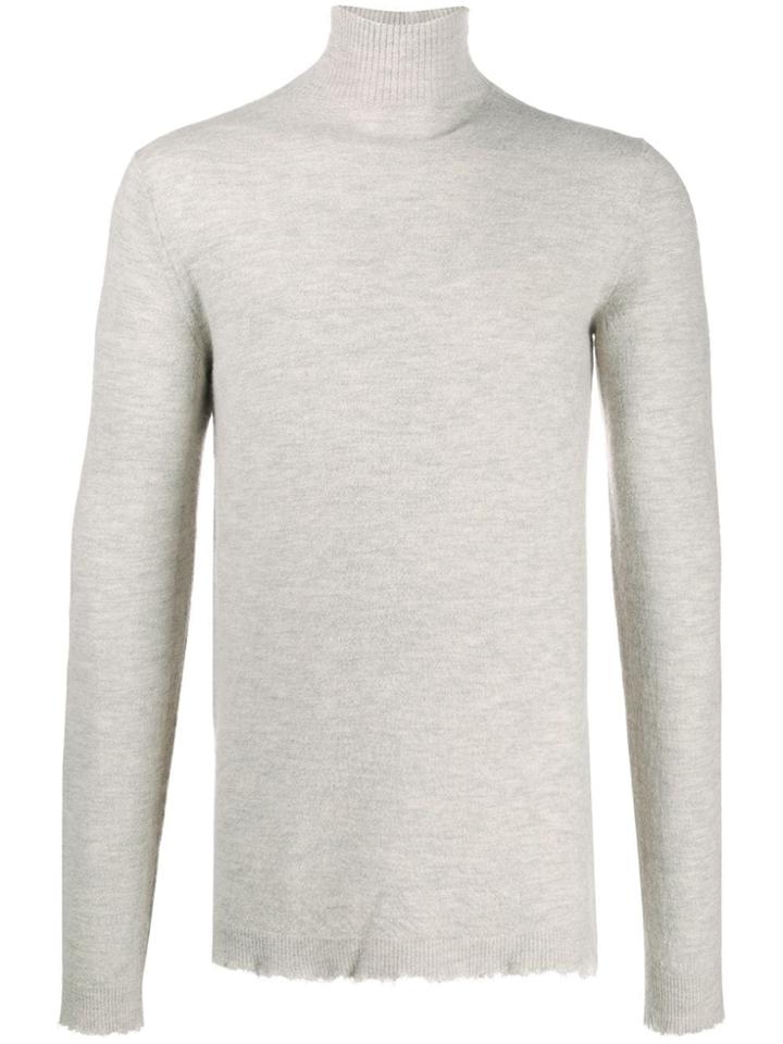 Unravel Project Uneven Hem Jumper - Grey