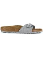 Birkenstock Snake-effect Sandals - Grey