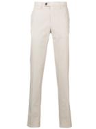 Canali Straight-leg Trousers - Neutrals