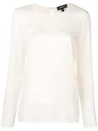 Theory Longsleeved Blouse - White