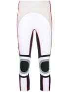 No Ka' Oi Cropped Colour Block Leggings - White