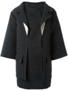 Chanel Vintage Boxy Fit Coat, Women's, Size: 36, Grey
