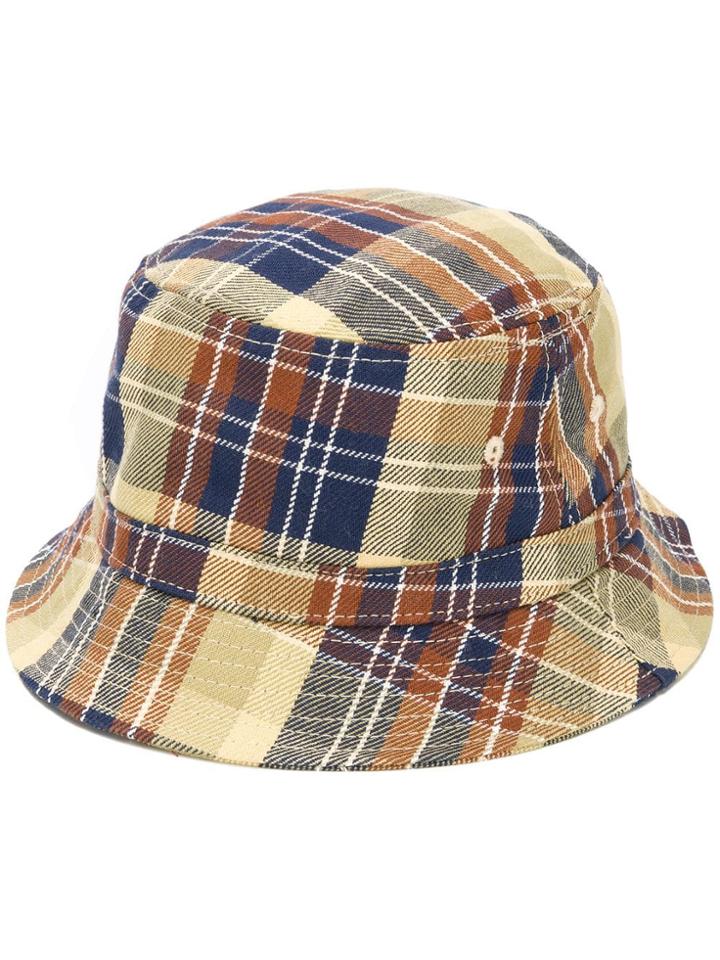 Drôle De Monsieur Jacquard Bucket Hat - Green