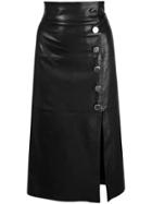 Skiim Lucy Leather Skirt - Black